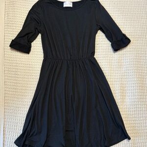 Chic Black Midi Dress